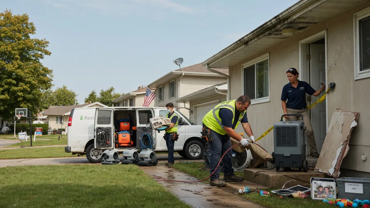 Water Damage Restoration in Wheatfield, IN near me